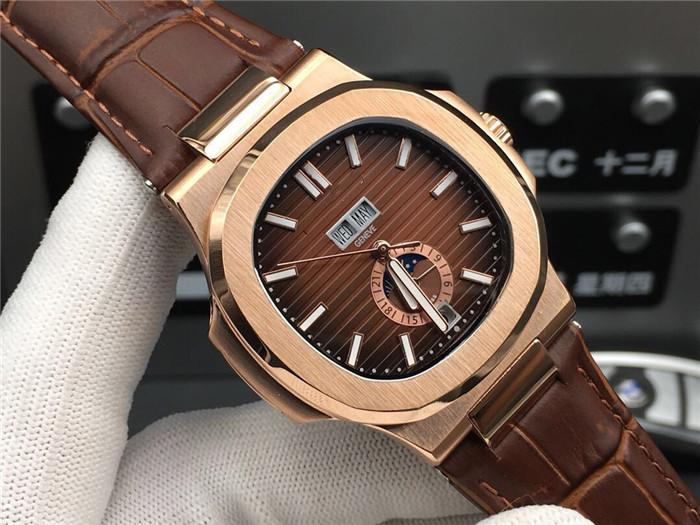 

Super 55 5726/1a-1 montre DE luxe automatic watch refined steel shell sleeve 44.5mm*12mm waterproof 50m sapphire anti-scratch glass, Box