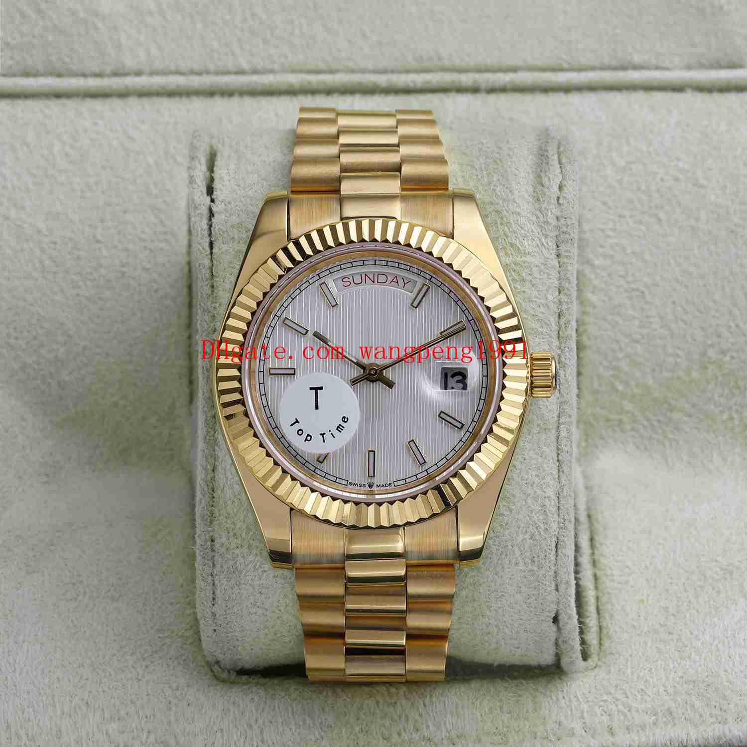 

8 colour high quality watch 41mm 228235 DAY DATE President 18K gold Sapphire glass Asian 2813 movement Automatic Mens Watch Watches