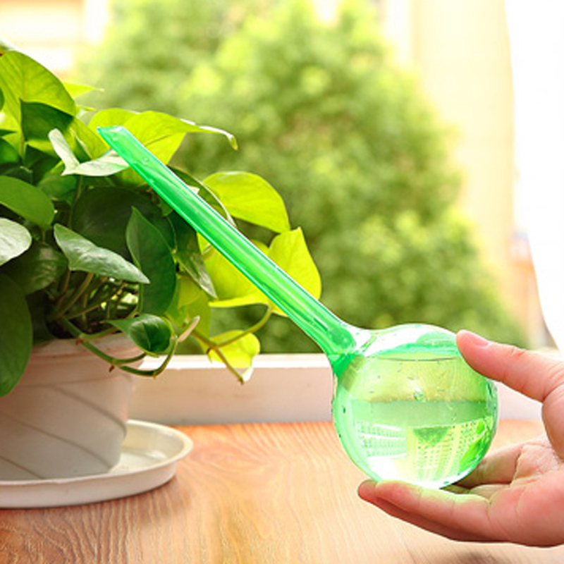 

Flower Automatic Watering Tool 26.5cm Houseplant Plant Pot PVC Ball Drip Garden Waterer Watering System Drip Irrigation, Green