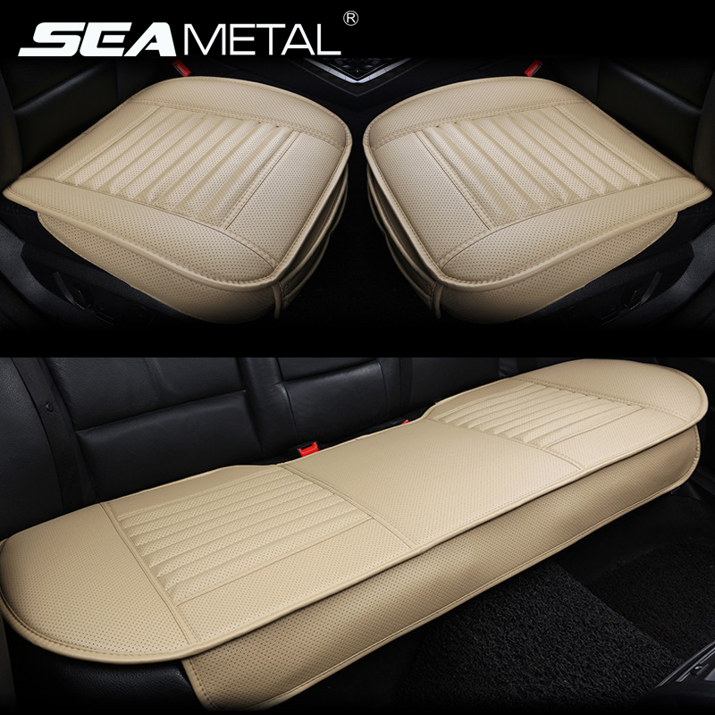 

Leather Car Seat Covers Universal Seat-Cover Four Seasons Cushion Sets Automobiles Interior Seat Mat Covers Auto Accessories