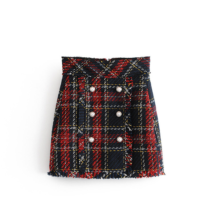 

Autumn Suit-dress Skirt Skirt, Lattice