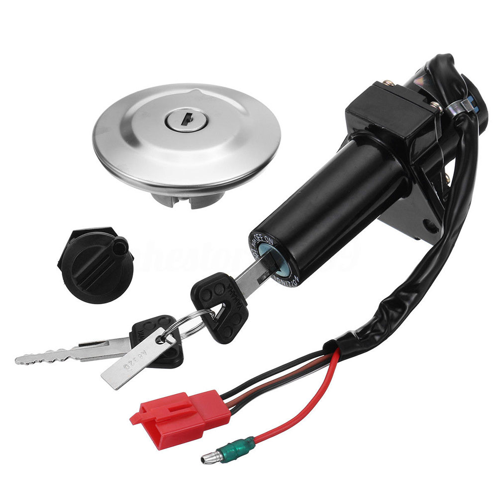 / 2013 kimiss Moto Scooter interruttore di accensione serratura carburante gas Cap serratura chiave Set per YBR125/ 2002/