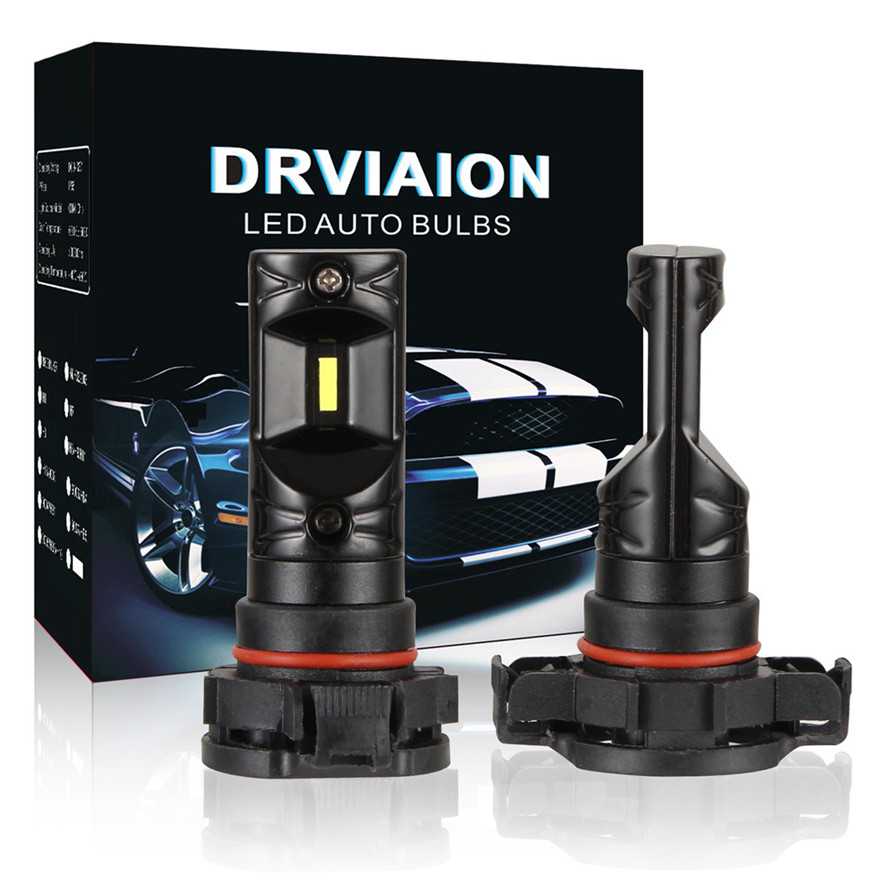 

New LED Fog Light Headlight Super Bright 6500K Halogen Replace 5202 1600LM 40W 2pcs Universal High Quality Durable Practical l5