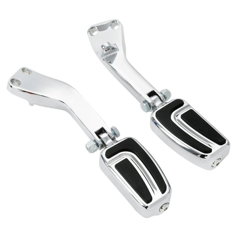 

Motorcycle Passenger Footpeg Footrest Mount Brackets For Dyna Street Bob Super Glide Wide Glide