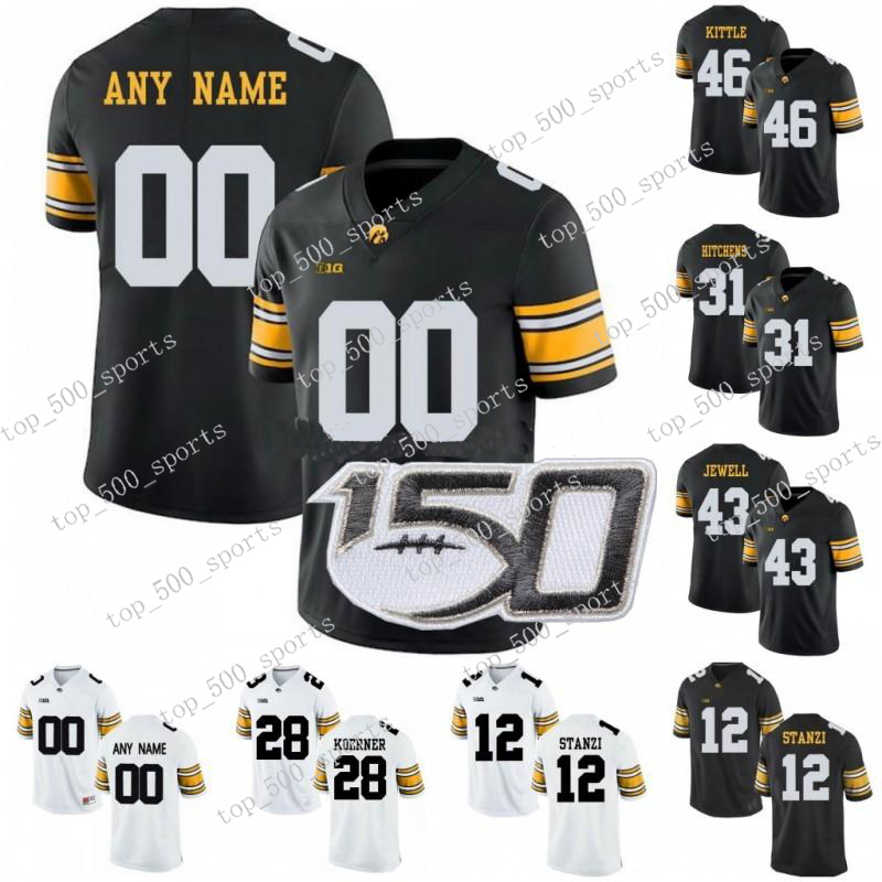 iowa hawkeyes jersey custom