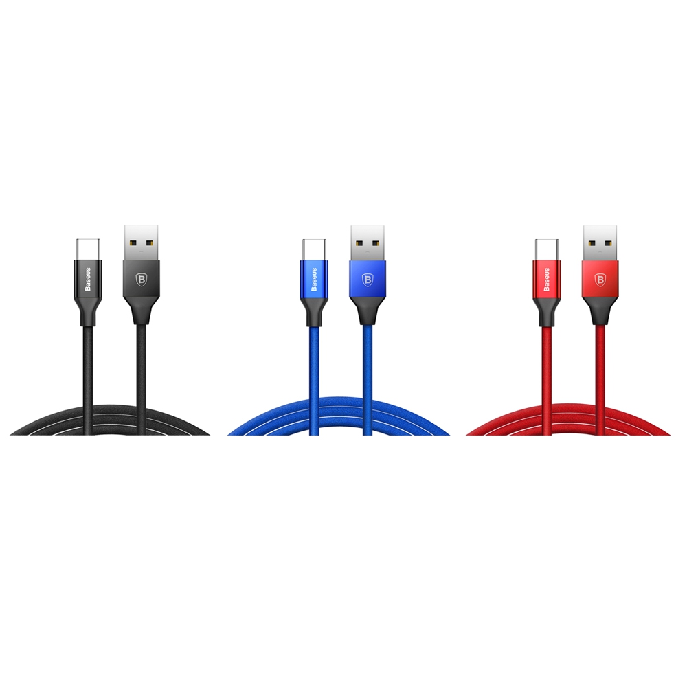 

High Quality Type-C Cable 3A Fast Charging Sync Data Transmission Cord 1.2M, Black