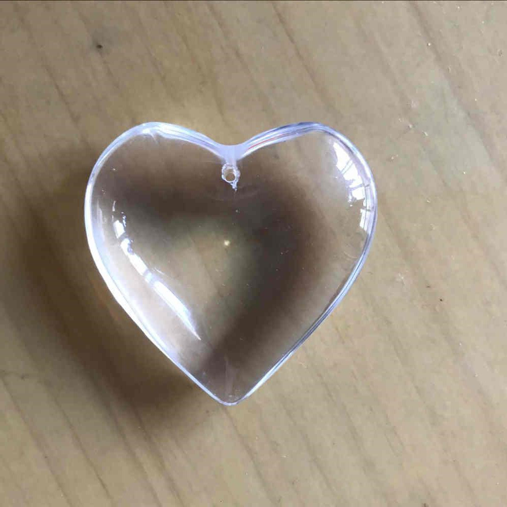 

10PCS 40mm Celar K9 Crystal Heart Shape Chandelier Prisms Pendant Suncatcher Hanging Drops Pendants Home Decoration