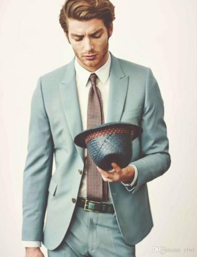 

Classic Peak Lapel tuxedos groom wedding men suits mens wedding suits tuxedo costumes de smoking pour hommes men(Jacket+Pants+Tie) 292, Same as image