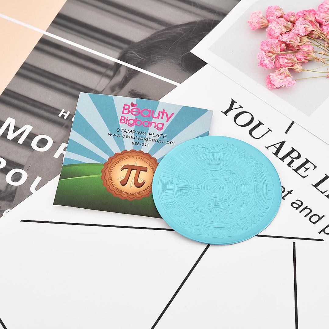 

BeautyBigBang Naill Stamping Plates Round Summer Fruit Beach Swimming Nail Arts Stamping Template Pattern Image For Women's Nail