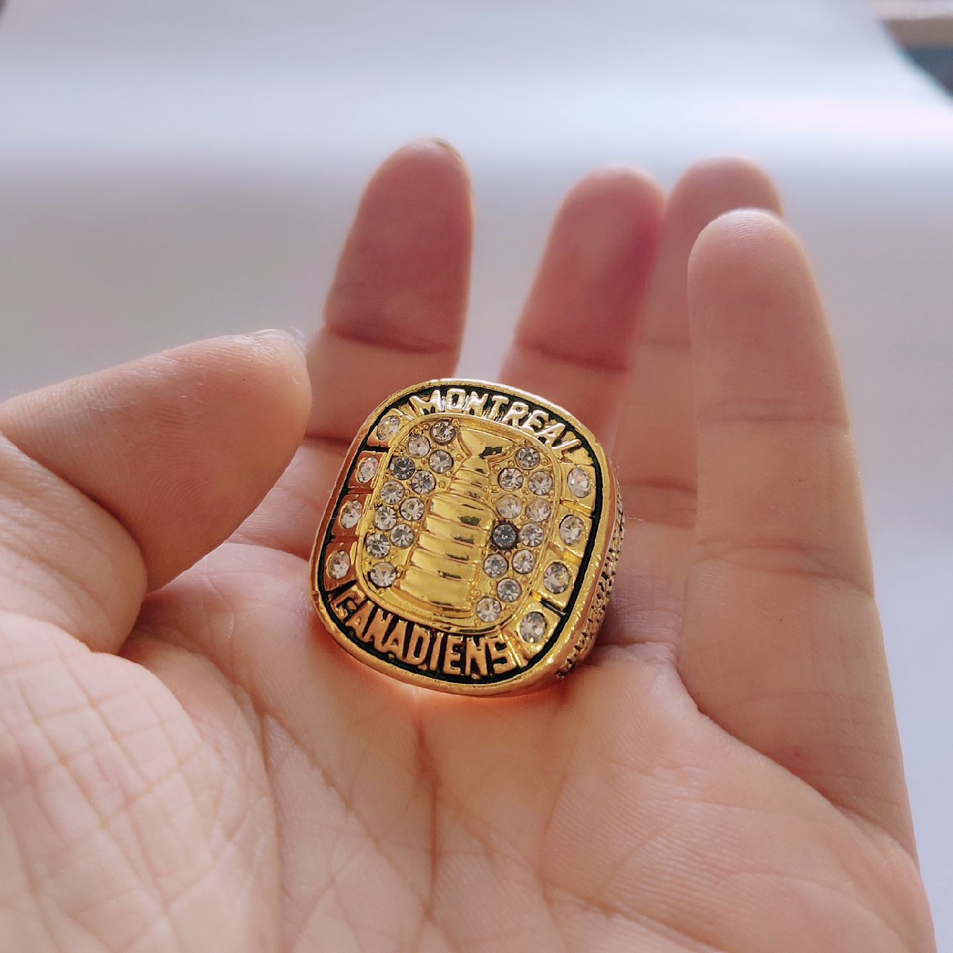 

1958 - 1959 MONTREAL CANADIENS STANLEY CUP CHAMPIONSHIP RING Christmas Fan Men Gift wholesale