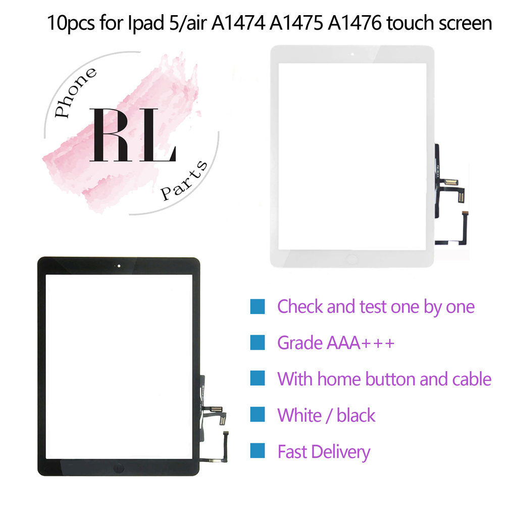 Touch Screen Digitizer Replacement Lot For Apple iPad Air 1 A1474 A1476 LCD