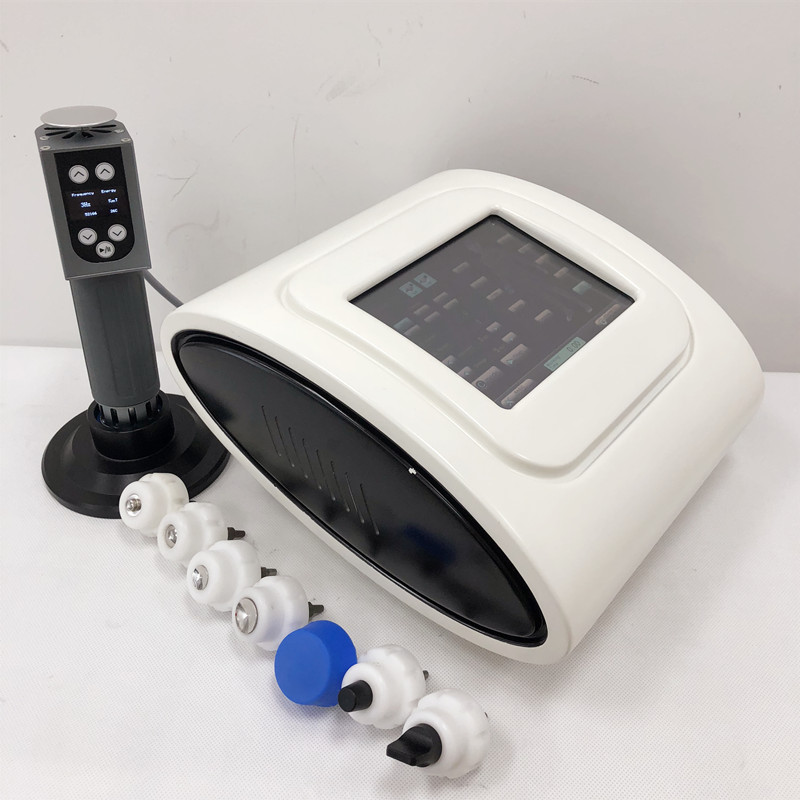 

New Portable extracorporeal Shock Wave Therapy Equipment reduce pains Physiotherapy Orthopedics shock wave with 7 different size of tip head