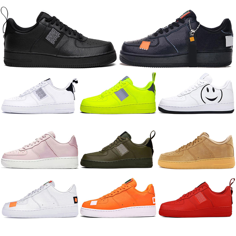 

2021 1 Utility Classic Men Women running Casual Shoes breathable red Sports Skateboarding High Low Cut Wheat Mens Trainers Sneakers, #1 have a day