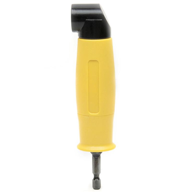 

Bit 1/4 Hexagonal Screwdriver Chuck 90 Degree Drill Attachment Adapter Bending