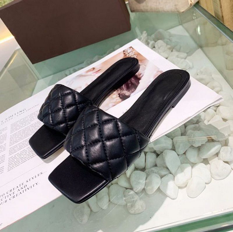 

New 2020 women brand open toe slippers,designer waves genuine leather summer beach sandals bridal dress wedding shoes plus size 35-42, Black