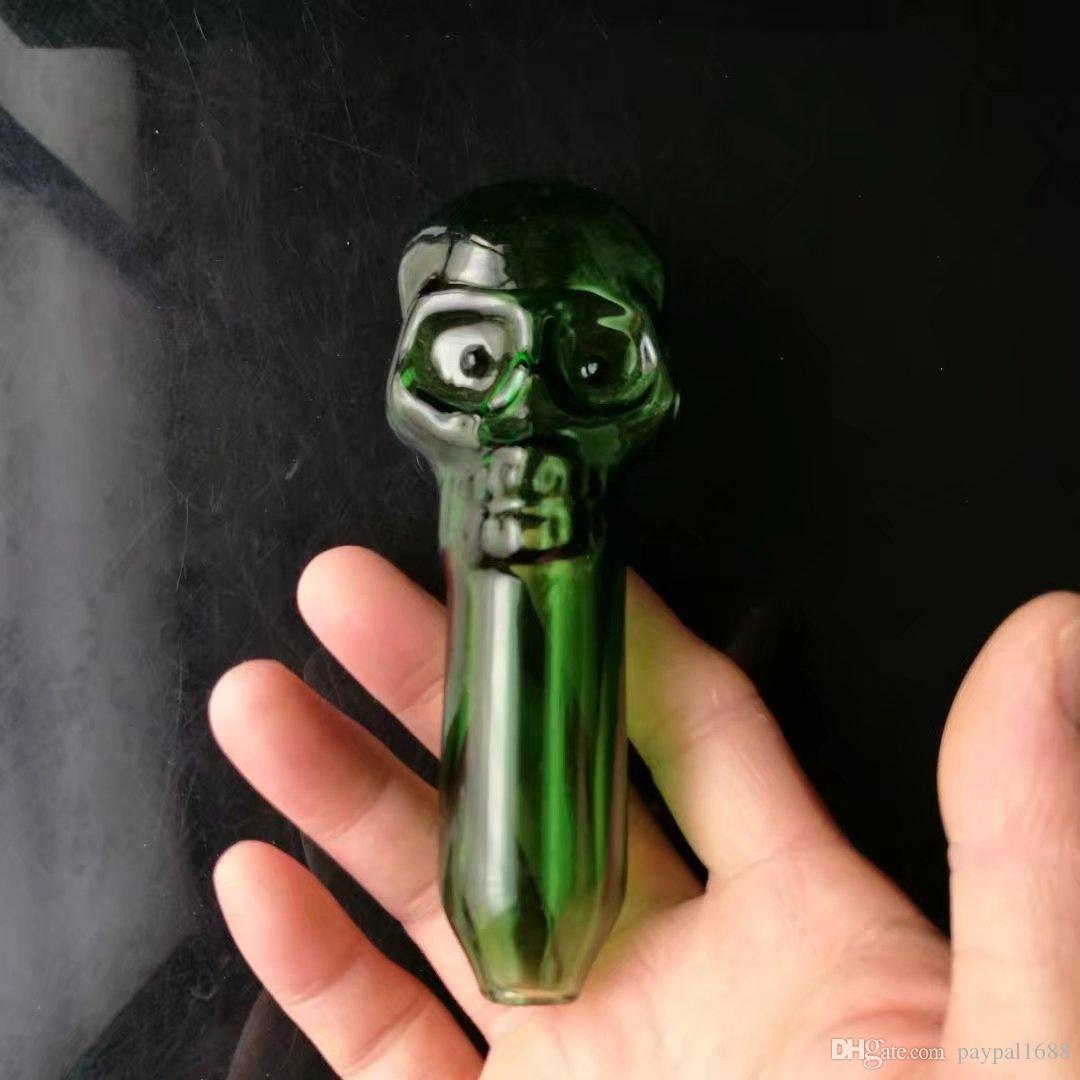 

Large Color Skull Bone Pipe ,Wholesale Bongs Oil Burner Glass Pipes Water Pipes Glass Pipe Oil Rigs Smoking Free Shipping