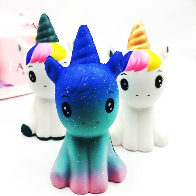

Wholesale kids toys pu Unicorn Slow Rising Squishies Toy Adults Relieves Stress Anxiety Cabinet Toys Gift jouets pour enfants BY1456