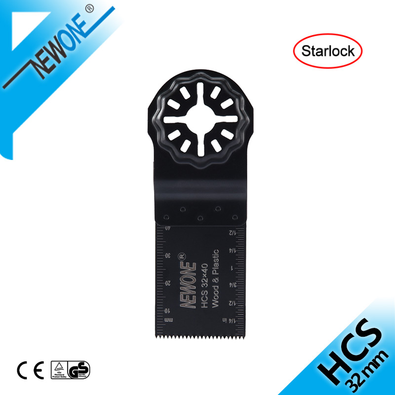 

NEWONE 32mm Starlock HCS Standard Saw Blade E-cut Multi Pack Oscillating Tool Saw Blades for Cutting Wood Drywall Plastics