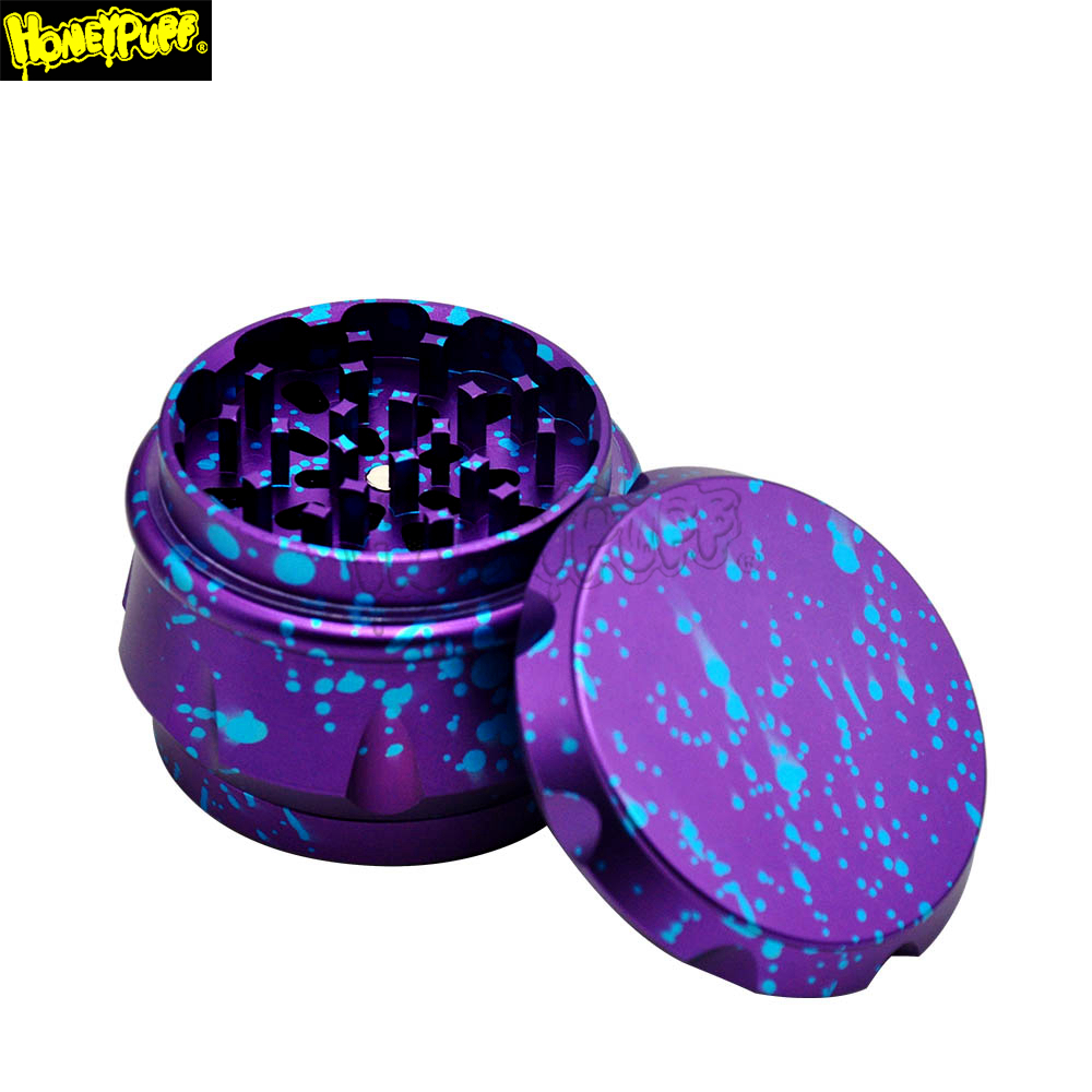 

Smoking Drum Style Aircraft Aluminum Tobacco Grinder For Herb 2.5 Inches 4 Piece Metal Smoking Herb Grinders Metal Smoke Pipe
