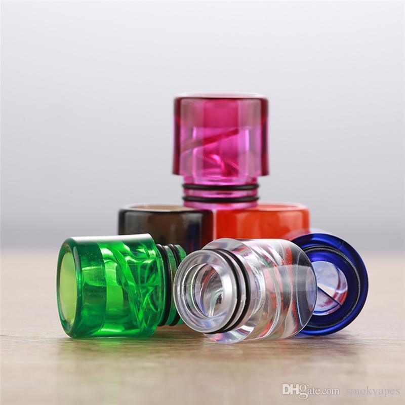 

New Nice 810 Drip Tip Spiral Airflow Wide Bore Mouthpiece Mouth Fit Goon 528 Kennedy 24 Battle Apocalypse Pyro TFV8 TFV12 Atomizer