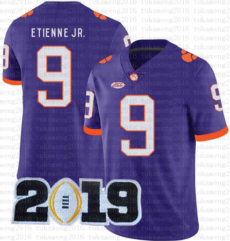

Mens Trevor Lawrence Travis Etienne Jr. Clemson Tigers NCAA Tom Brady Saquon Barkley Jersey Nick Bosa Dwayne Haskins Jr 2019 patch XEAF, Ncaa (shizihui)