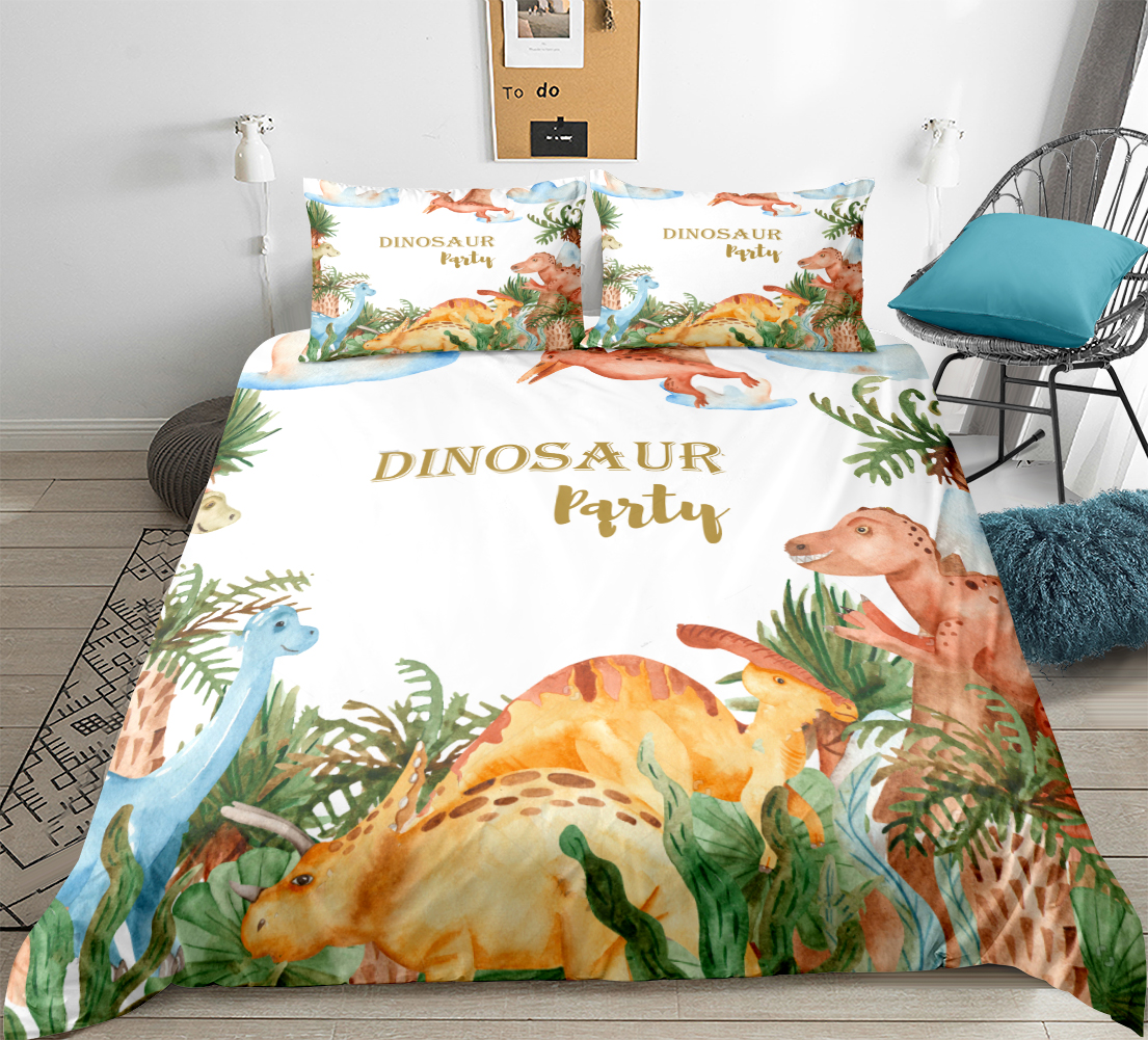 full size dinosaur bed in a bag