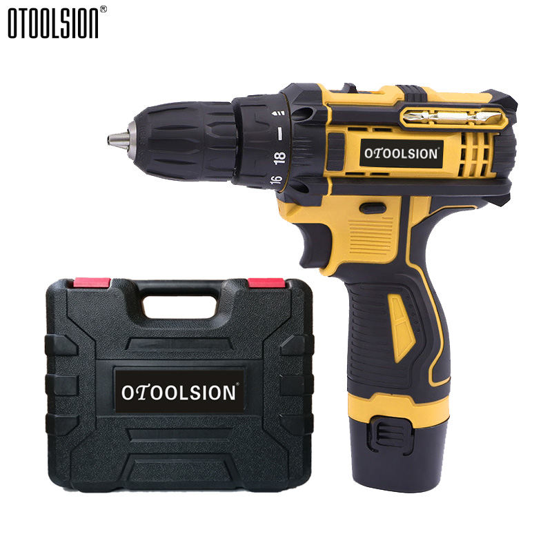 

12V Dual Speed Cordless Drill 1500mAh Rechargeable Lithium Battery Driver Power Tools 3/8 Inch Chuck Household Electric Drill