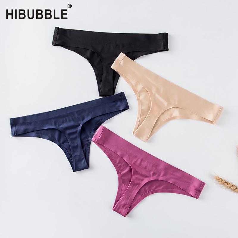 

Simple Ice Silk Thong Panties Sexy Briefs Seamless Thongs Women Underwear Panties for Girls Ladies Panty G String Tangas 2020New, Black