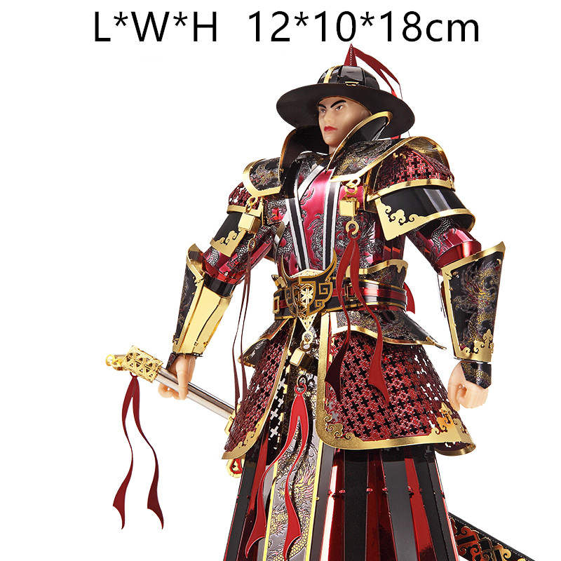 

Piececool 3D metal puzzles DIY cool boy toy and gift the imperial guards of ming dynasty model difficul assembly