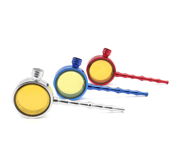 

2019 New Magnifier Model Metal Long Pipe 172mm Filter Smoke Nozzle Creative Wholesale Tobacco