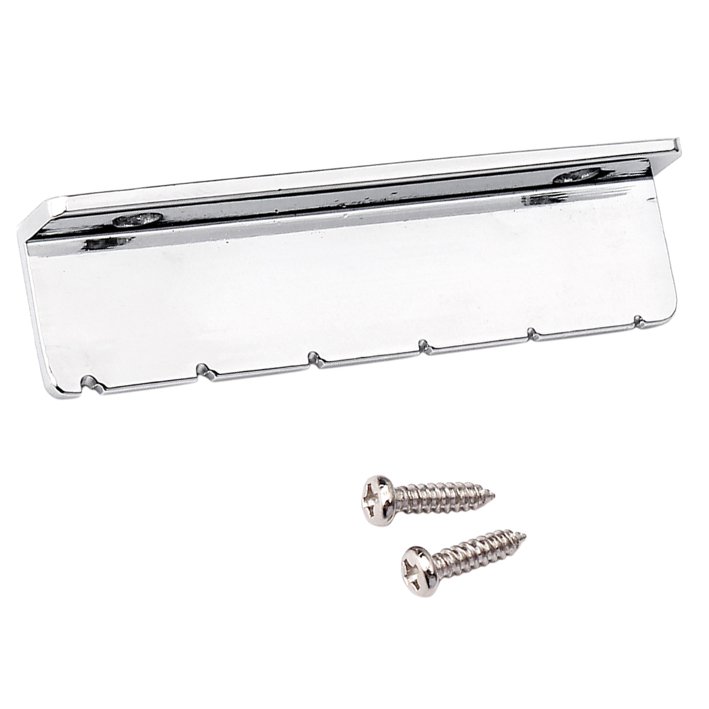 

6 String Bridge Tailpiece with 2 Pieces Screws for Electric Guitar Parts Chrome