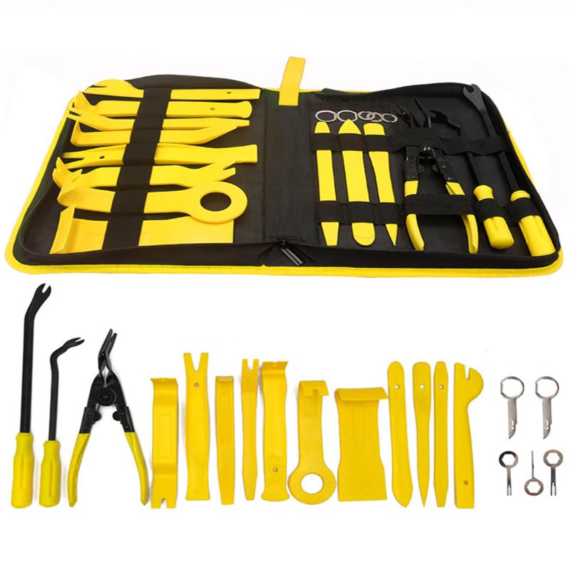 

Car Hand Removal Tool Kit 11/13/19/38pcs Car Disassembly Tool Kit Door Panel Removal Audio Set Panel