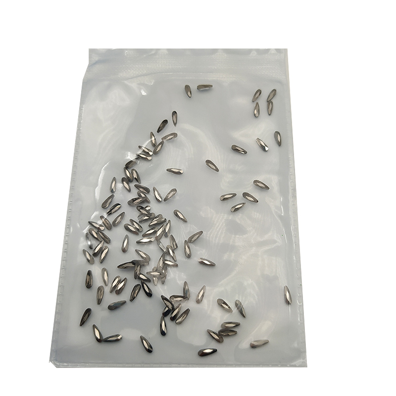 

1 pack 100pcs Crystal AB Teardrop Nail Crystals Stones Drop Shape Flat Back Rhinestones For Glass 3D Nails Design Art Decoration