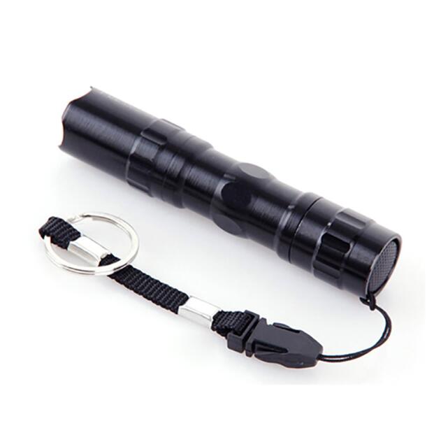 

Hot Outdoor Gear Black 3W Waterproof LED Mini bright Flashlight White Light Outdoor Sport Travel Lamp battery flashligt torches lamp