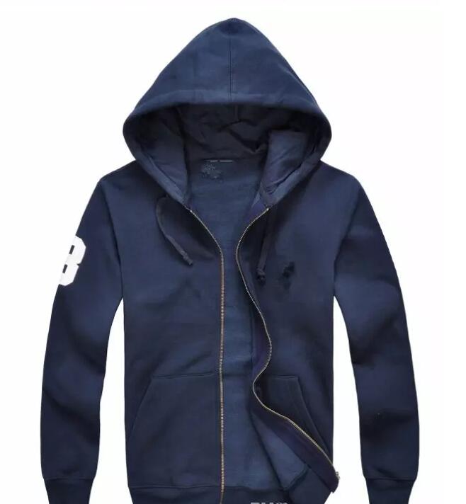 

Free shipping!hot sale wholesale brand Men's polo Hoodies and Sweatshirts autumn winter big horse sport jacket men's hoodies 100% cotton