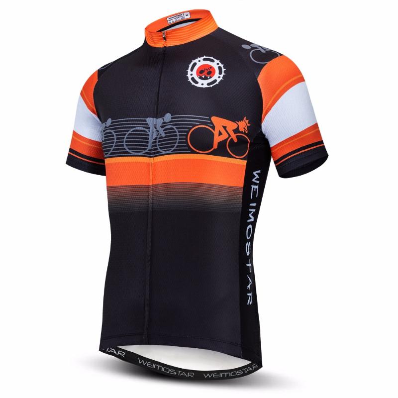 

2020 Cycling Jersey men Bike Jersey Mountain road MTB bicycle tops Pro Team Ropa Racing shirt breathable orange, 17