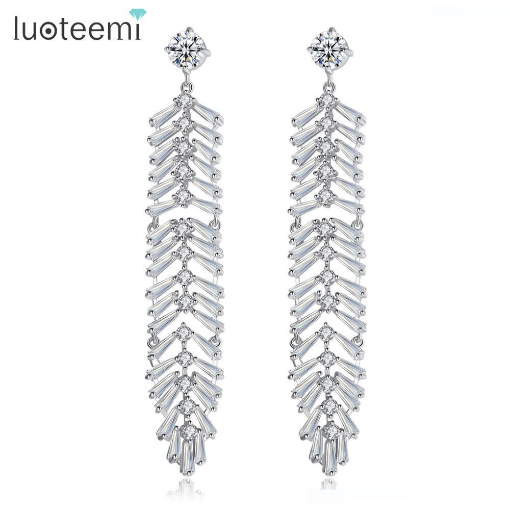 Pendientes Cuelga Mujer Forma de Gota con Rhinestone Cruzado Vintage para Boda