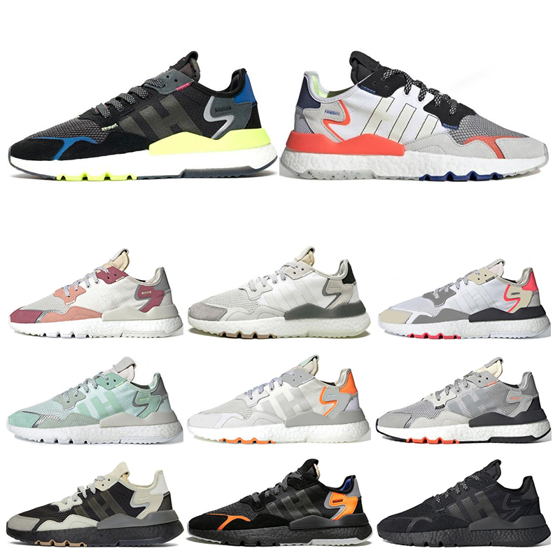 

2020 New nite jogger reflective men women running shoes triple black white green outdoor mens trainers sports sneakers size 36-45, 10