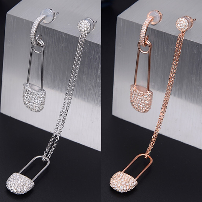 

jewelries dangle earrings for lady cubic zircon long earring woman 2020 Female wedding gift jewelries girls