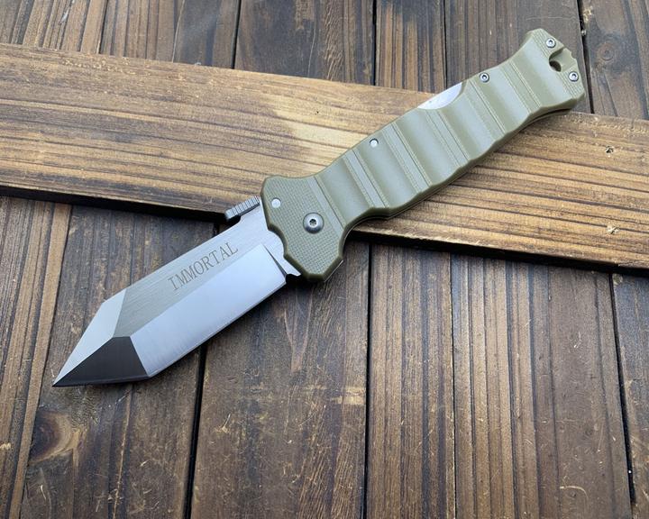 

NEW Cold Steel 23GVG G10 Folding Tactical Knife EDC Yellow