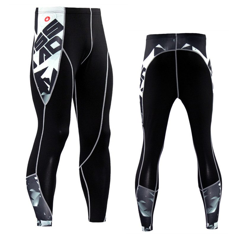 Men/'s Sport Tights Pants Gym Bodybuilding Dance Fitness Jogging Training Workout