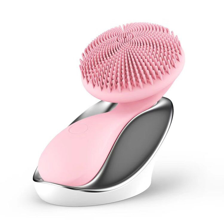 Design Make-up-Entferner Bürste akustische Welle magnetische Massage Silikon sonic Gesichts-Reinigungsbürste sonic Gesichtsbürste 2020 Neu