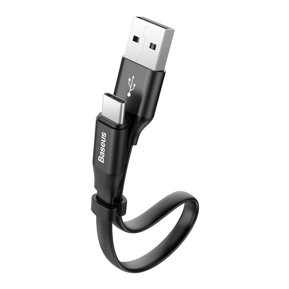 

Baseus Nimble Type-C Transfer Data Synchronization Charging Cord 23cm, Black