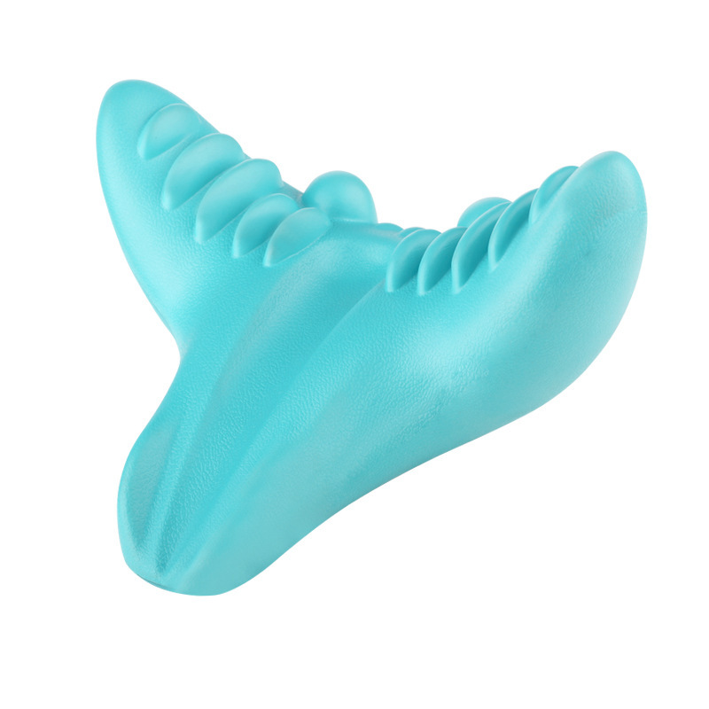 Neck Support Tension Reliever Massager Pillow Head Neck Shoulder Relaxer Muscle Tension Relieves Tightness Soreness Theraputic-image-531371349