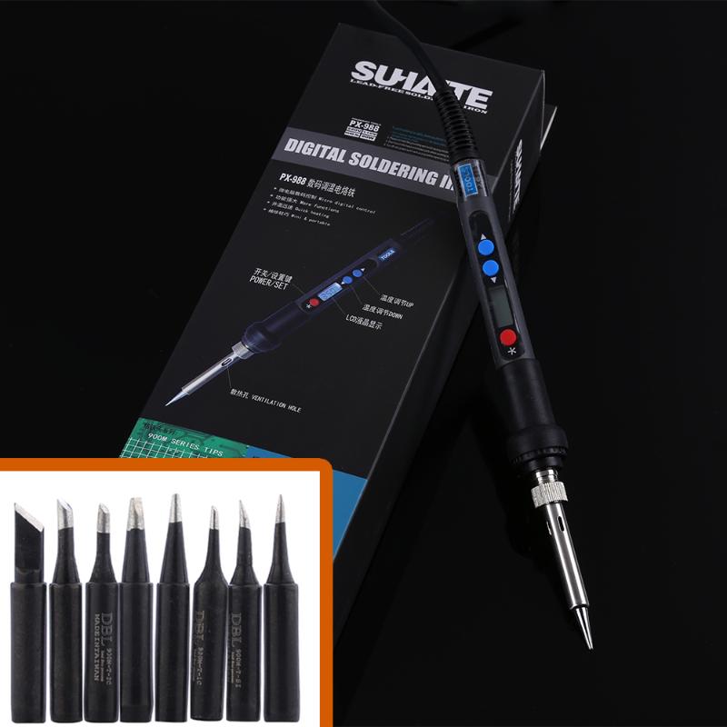 

110V/220V 90W Digital LCD Electric Soldering Iron Adjustable Temperature Fer a Souder Soldering Tools Solder Iron With 8pcs Tips