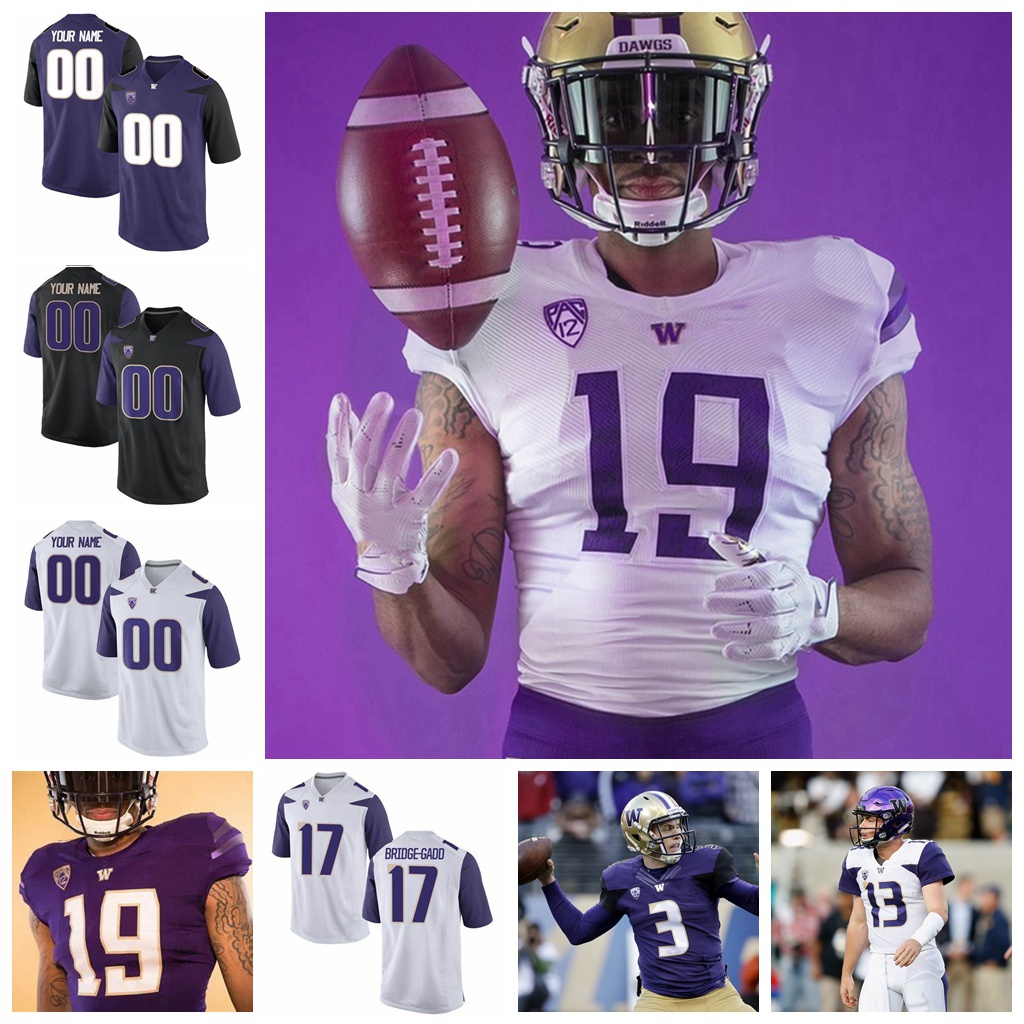 Washington Huskies Jerseys Mens Ben Burr-Kirven Jersey Richard Newton Aaron Fuller Elijah Molden College Football Jerseys Custom Stitched