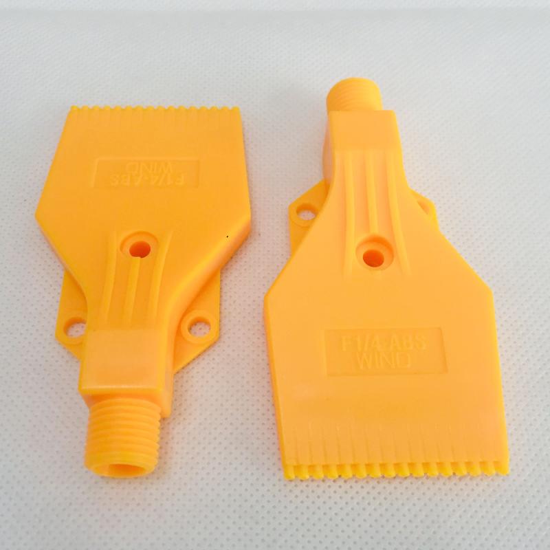 

50 pcs/lot ) 1/4" BSPT Thread size, ABS Material, Flat Wind Jet Air Nozzles