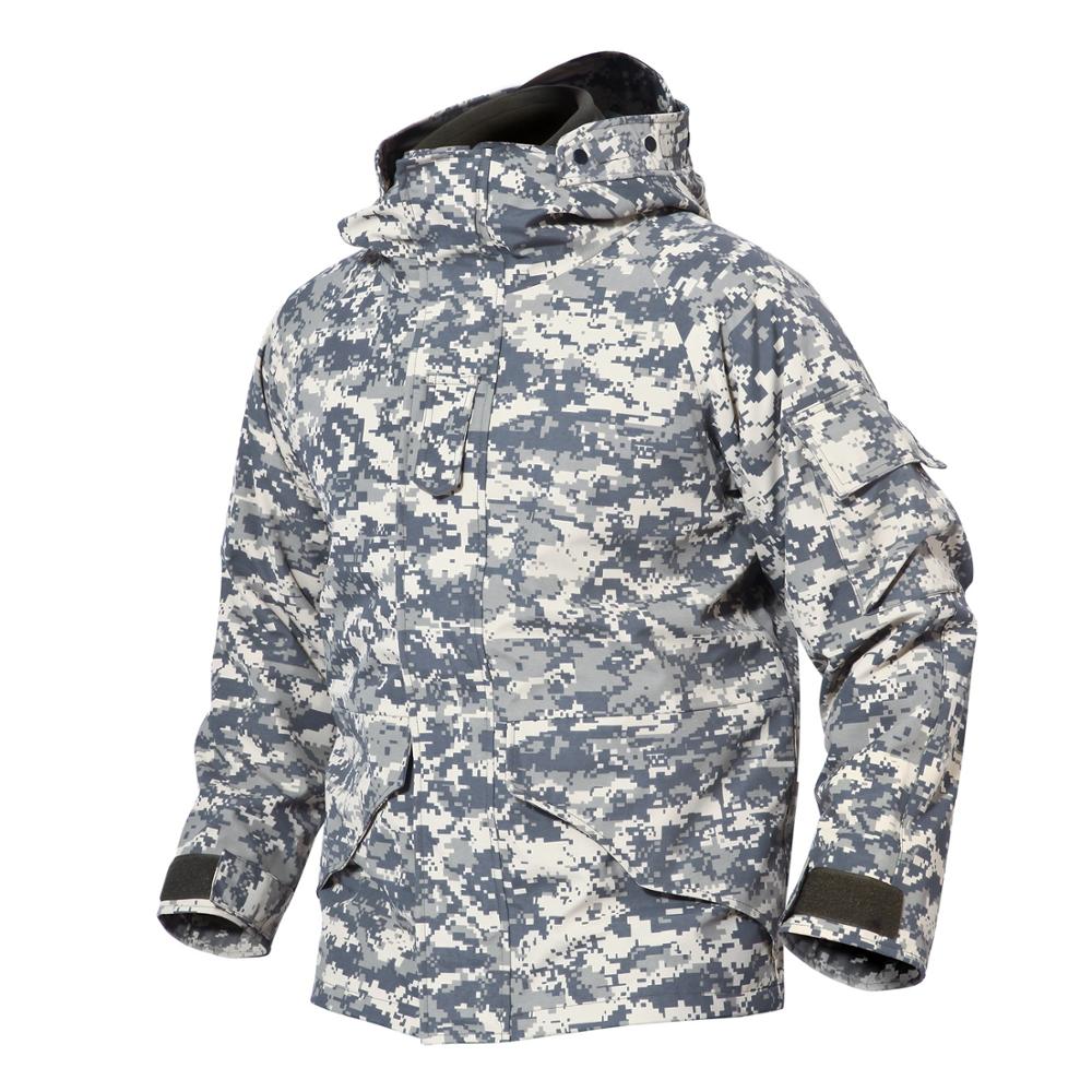 

Men Outdoor Fleece Jacket Warmer Camouflage Tactical Windbreaker Thicken Winter Windproof Army Coats Plus Size XXXL, Ruins