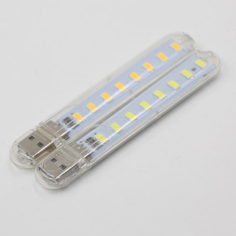 

USB Power Car LED Light DC5V 3 LED 8 Decoration Lamp Portable Keychain USB Gadget Lighting Night Light Car Atmosphere Lamp