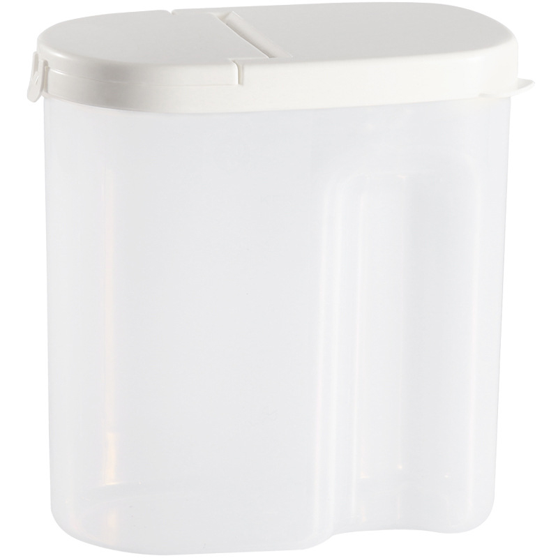 

Grain Container Storage Set Sealed Storage Container Transparent Plastic Grain Dispenser Reusable